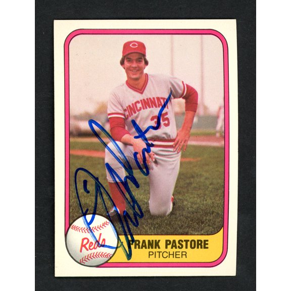 Frank Pastore Autographed 1981 Fleer Card #204 Cincinnati Reds SKU # 158572