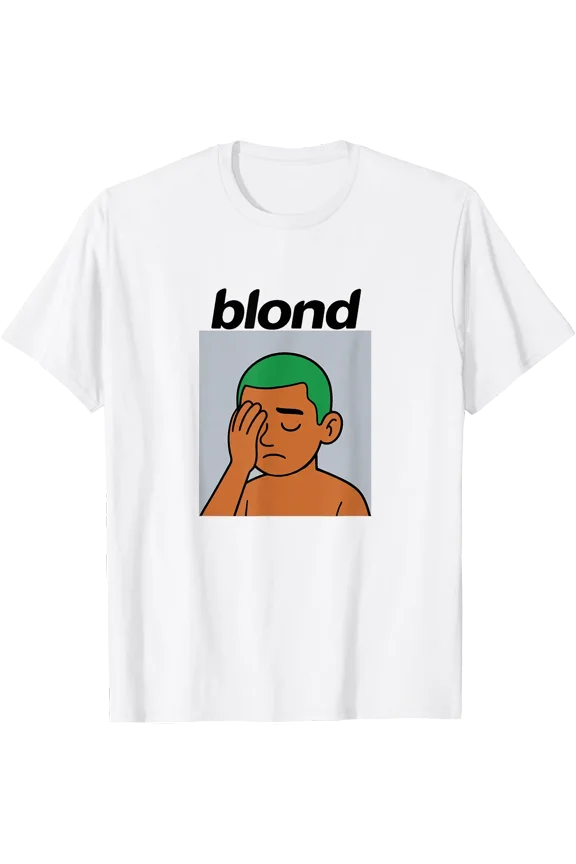 Frank Rapper Blond R&B Album Ocean Cartoon Cover T-Shirt, Unisex T-Shirt