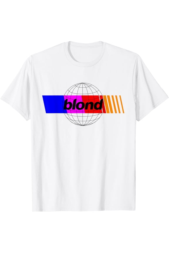 Frank Rapper Blond R B Album Ocean Globe Worldwide Merch T Shirt