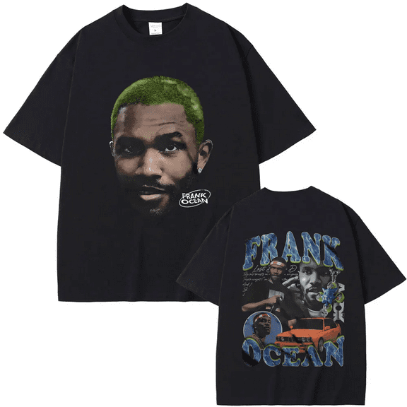 Frank Rapper Ocean T Shirts Franks New pattern Cotton Tshirts Popular T-Shirts Women Men Blond Tees Short Sleeve Top