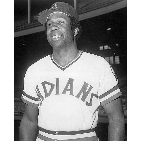 Frank Robinson Cleveland Indians Baseball - 24x36 Inch Glossy Laminated Aviation Poster - Stunning Detail and Bold Colors