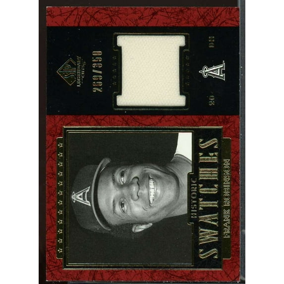 Frank Robinson Jsy Card 2003 SP Legendary Cuts Historic Swatches #FR1 /350