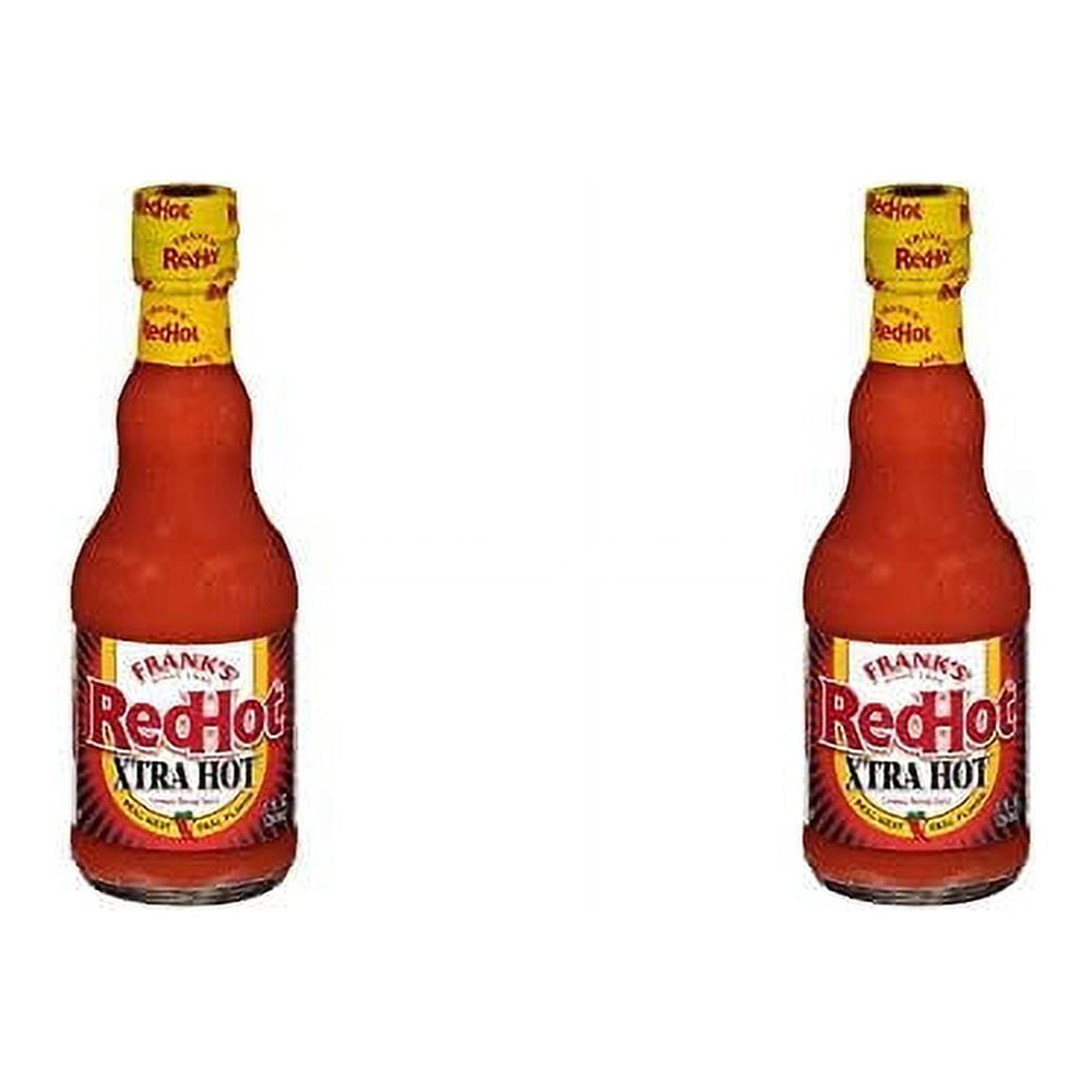 Frank,S Redhot Xtra Hot Cayenne Pepper Hot Sauce (Keto Friendly), 12 Fl