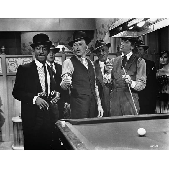 Frank Sinatra Playing Billiards Photo Print (24 x 30)