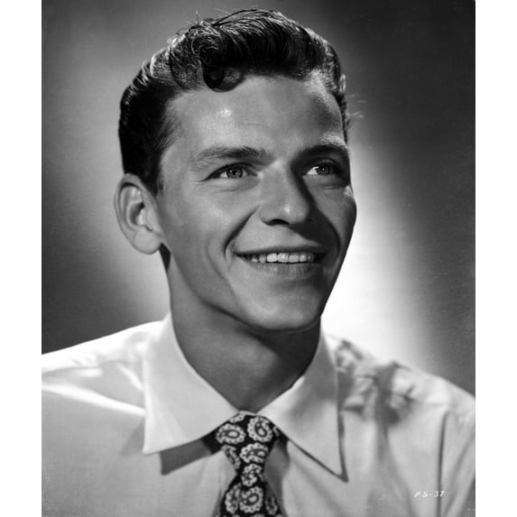 Frank Sinatra smiling in White Shirt Photo Print (8 x 10)