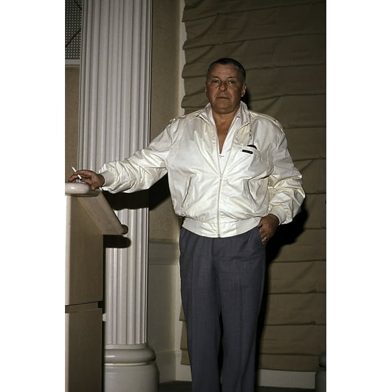 Frank Sinatra smoking Photo Print (24 x 30)