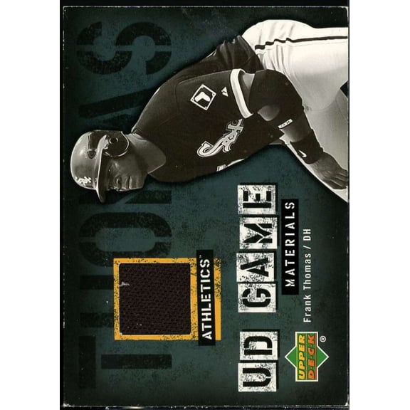 Frank Thomas Card 2006 Upper Deck UD Game Materials #FT