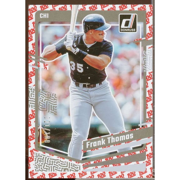 Frank Thomas Card 2023 Donruss One Hundred #166