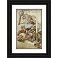 thumbnail image 1 of Frank Xavier Leyendecker 11x14 Black Ornate Wood Framed Double Matted Museum Art Print Titled: Touchdown (1909), 1 of 5