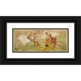 thumbnail image 1 of Frank Xavier Leyendecker 24x12 Black Ornate Framed Double Matted Museum Art Print Titled: Amorous Young Couple, 1 of 5