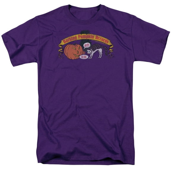 Frank Zappa Barking Pumpkin S/S Adult 18/1 T-Shirt Purple