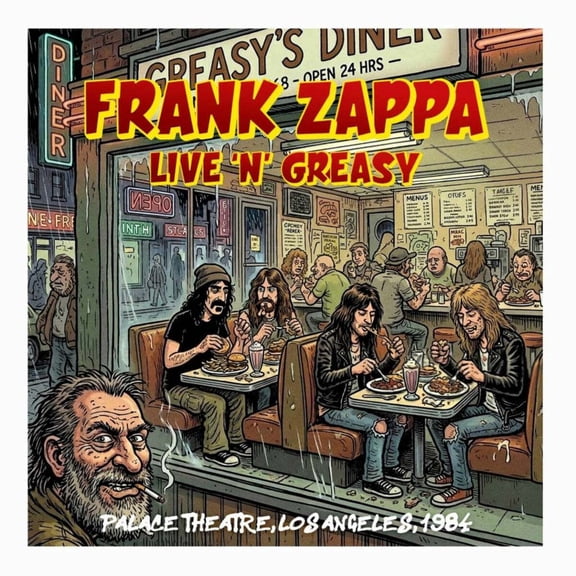 Frank Zappa Live 'N' Greasy: Palace Theatre, Los Angeles, 1984 (CD) Album