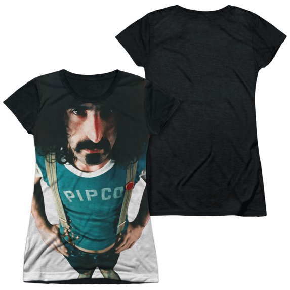 Frank Zappa Lumpy Gravy Junior Women's Sublimated T-Shirt White/Black