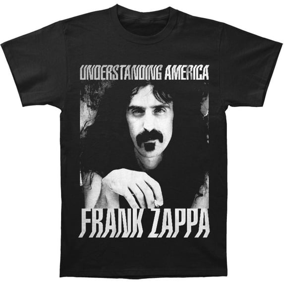 Frank Zappa Men's Understanding America T-shirt Medium Black