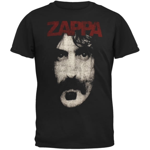 Frank Zappa Men's Zappa Slim Fit T-shirt Medium Coal