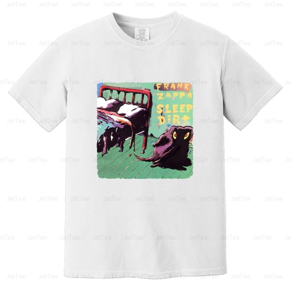 Frank Zappa Sleep Dirt Vintage Retro Experimental Rock Music Album Comfort Color T-Shirt Unisex, up to 4XL