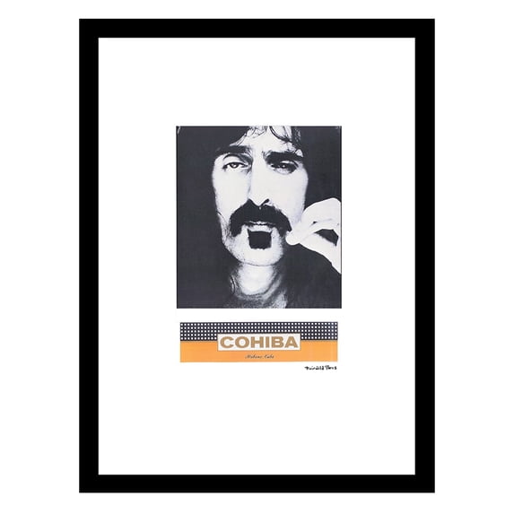Frank Zappa Was Known For His Free-Form Improvisation and Mical Virtuosity - Framed Print