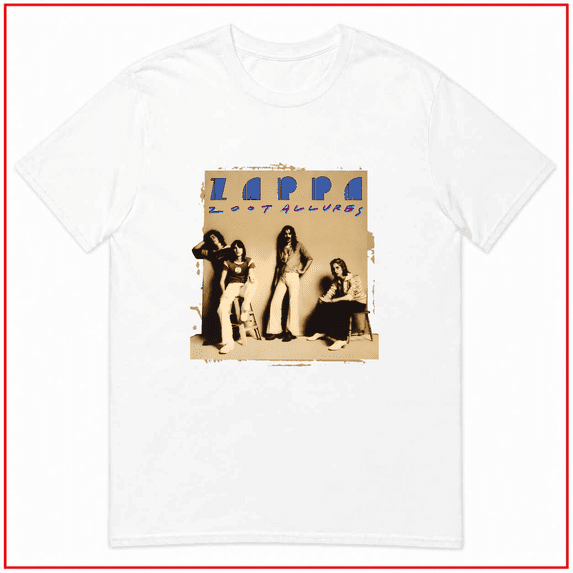 Frank Zappa Zoot Allures Vintage Retro Experimental Rock Unisex T Shirt V14885 Size S-5XL
