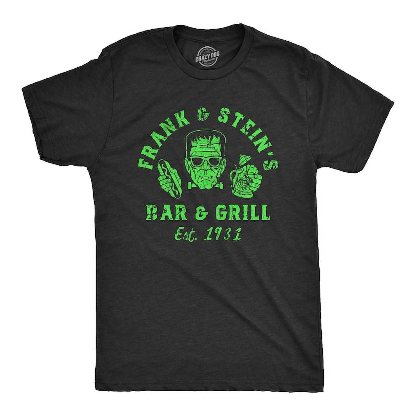 Frank and Steins Bar and Grill, Halloween Shirt, Frankenstein Shirts
