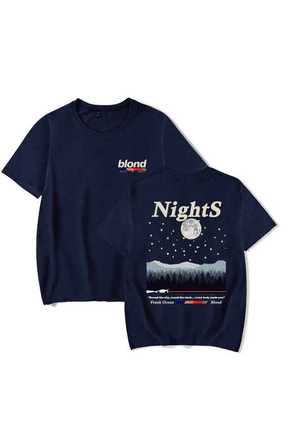 Merch Blond Blonde Nights T-Shirts Tee Summer Women Men Fashion Casual Streetwear Short Sleeve