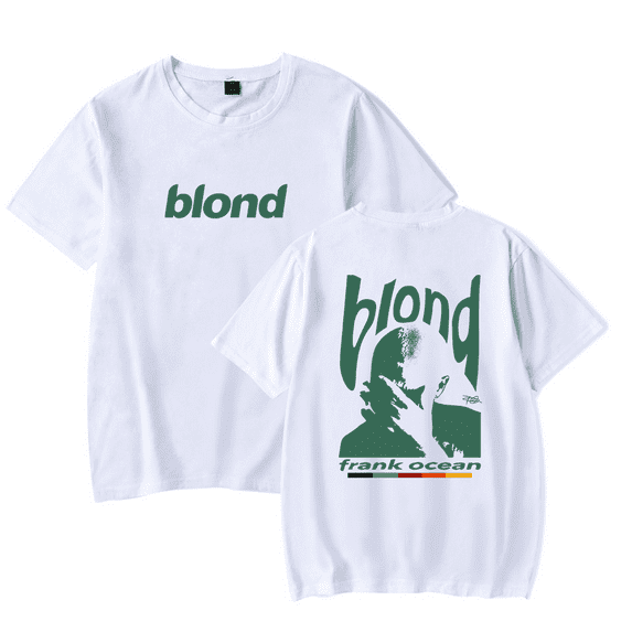 Frank ocean Merch Blond Blonde Photo T-Shirts Tee Summer Women Men Fashion Casual Streetwear Short Sleeve