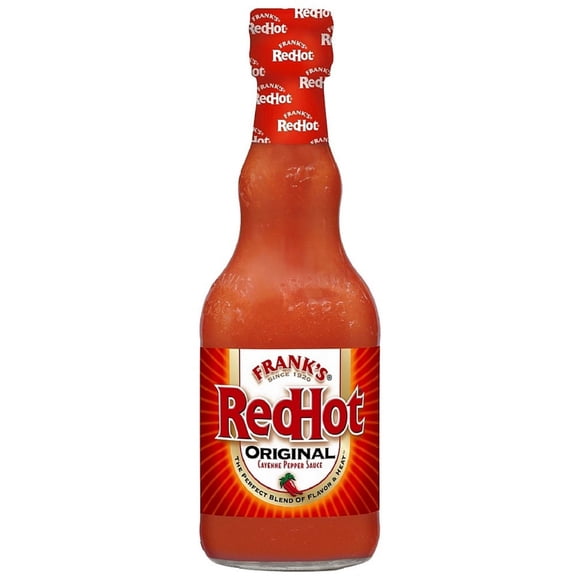 Frank's Original Red Hot Cayenne Pepper Sauce 12 oz (Pack of 6)