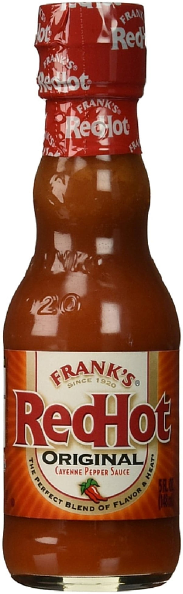 Frank's Original Red Hot Cayenne Pepper Sauce 5 oz (Pack of 6)