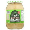 Frank's Quality Polish Style Sauerkraut, 32 oz, Jar. Shredded. 21 Servings per container (2 tbsp