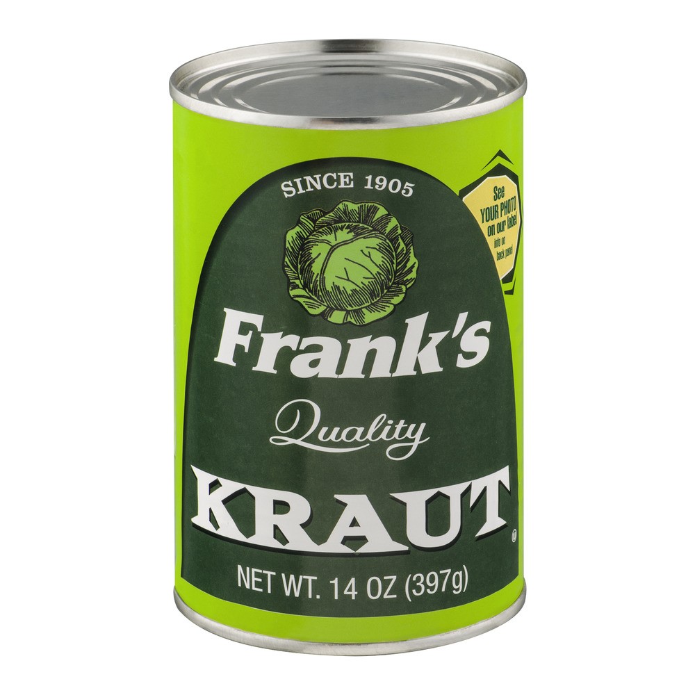 Frank's Quality Shredded Sauerkraut, 14 Oz Can - image 1 of 3