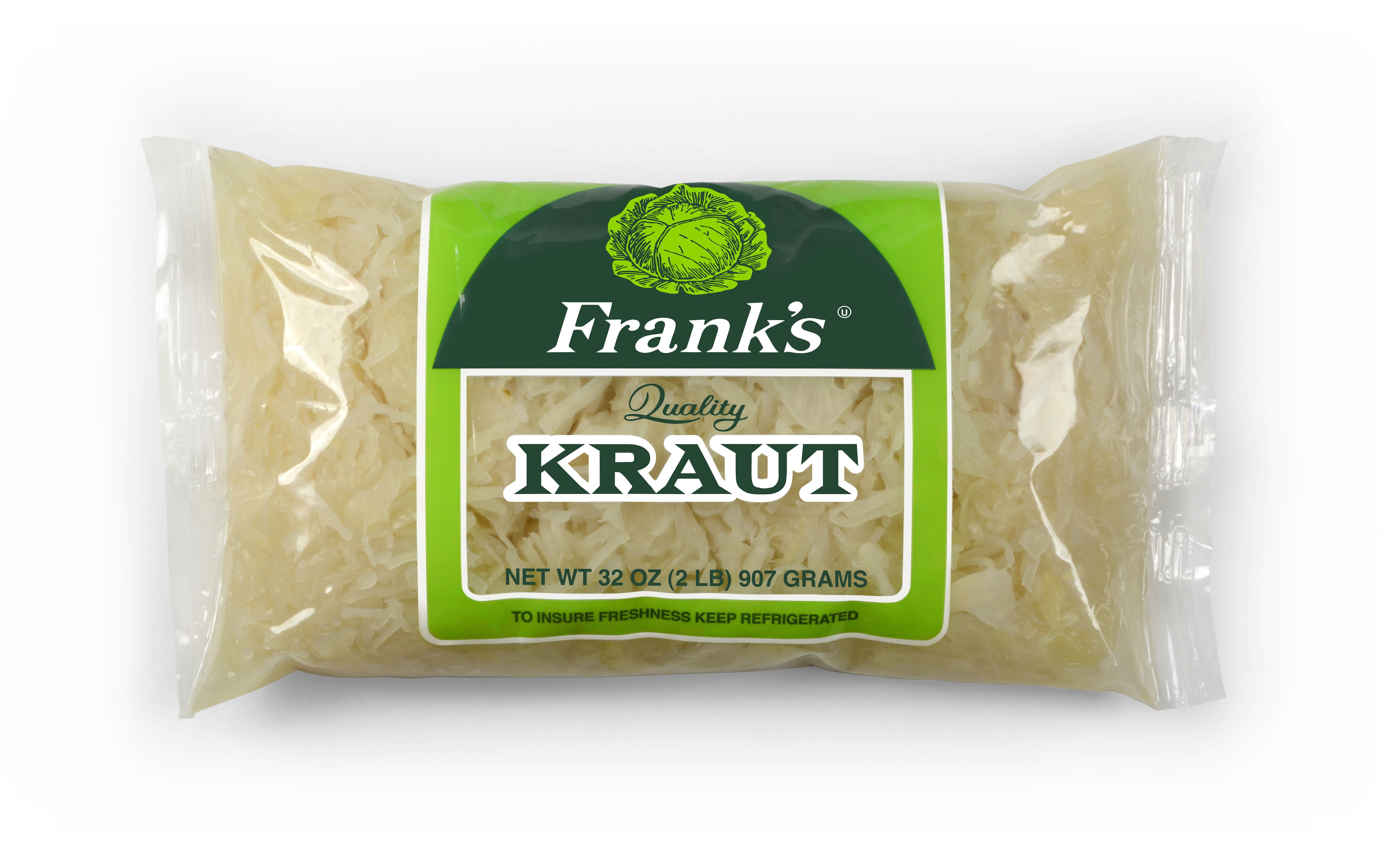 Frank's Quality Shredded Sauerkraut, 32 oz