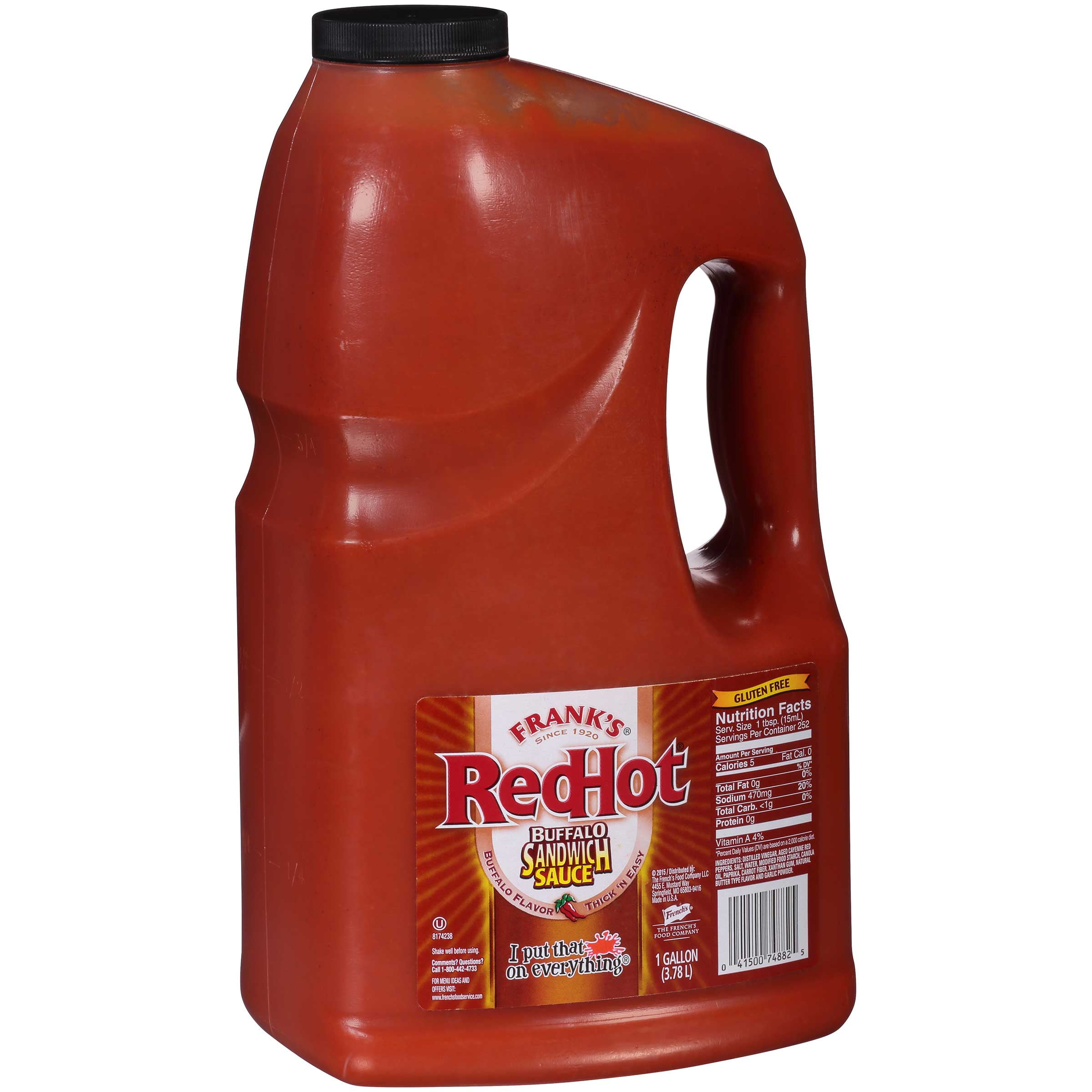 Frank's Red Hot Buffalo Sandwich Sauce, 128 Ounce (Pack of 2)