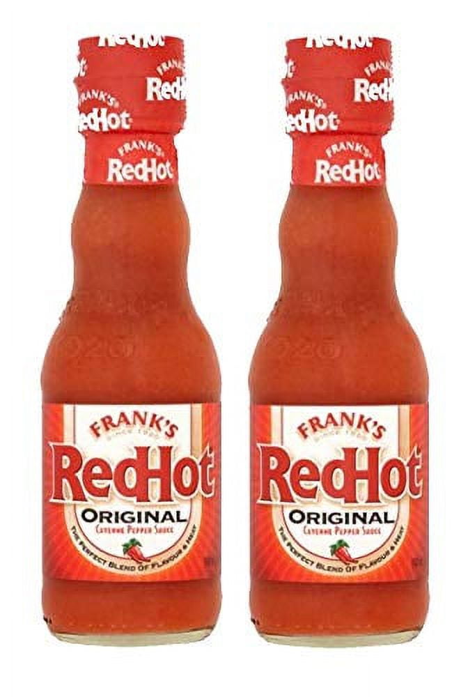 Frank's Red Hot Cayenne Pepper Sauce, 5 oz, 6 Pack
