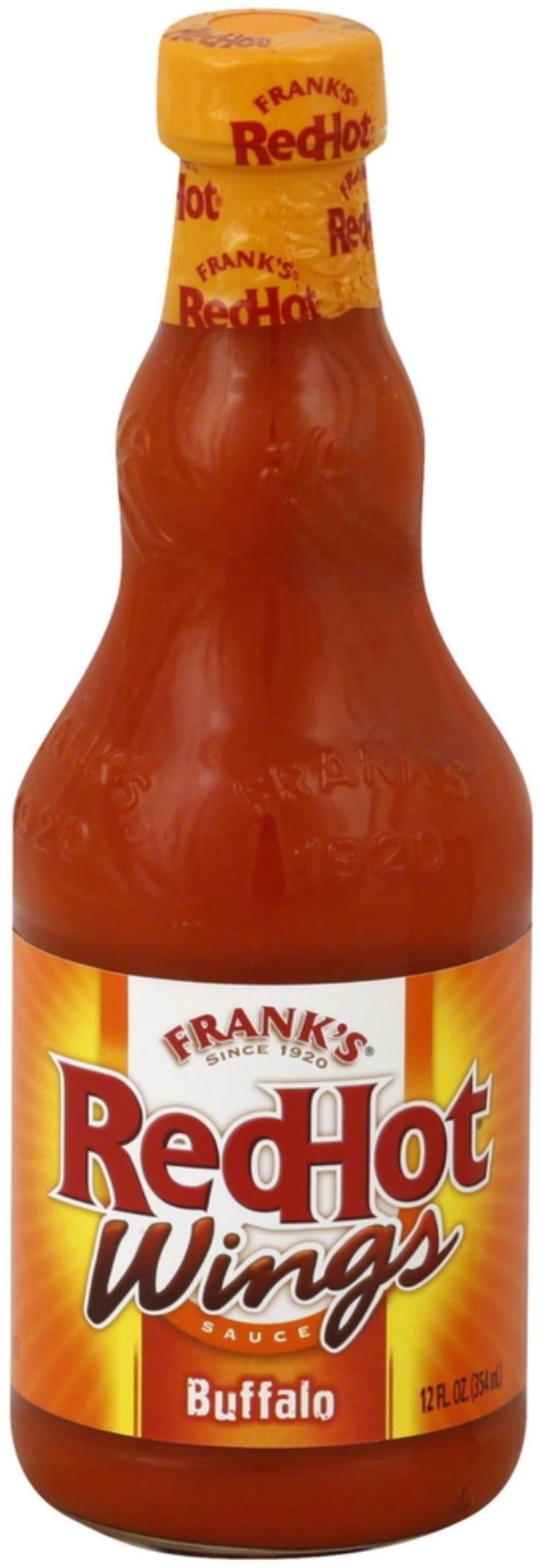 Frank's Red Hot Wings Sauce, Buffalo 12 oz (Pack of 4)