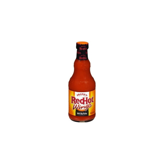 Frank's RedHot Buffalo Wings Hot Sauce, 12 fl oz (Pack of 32)