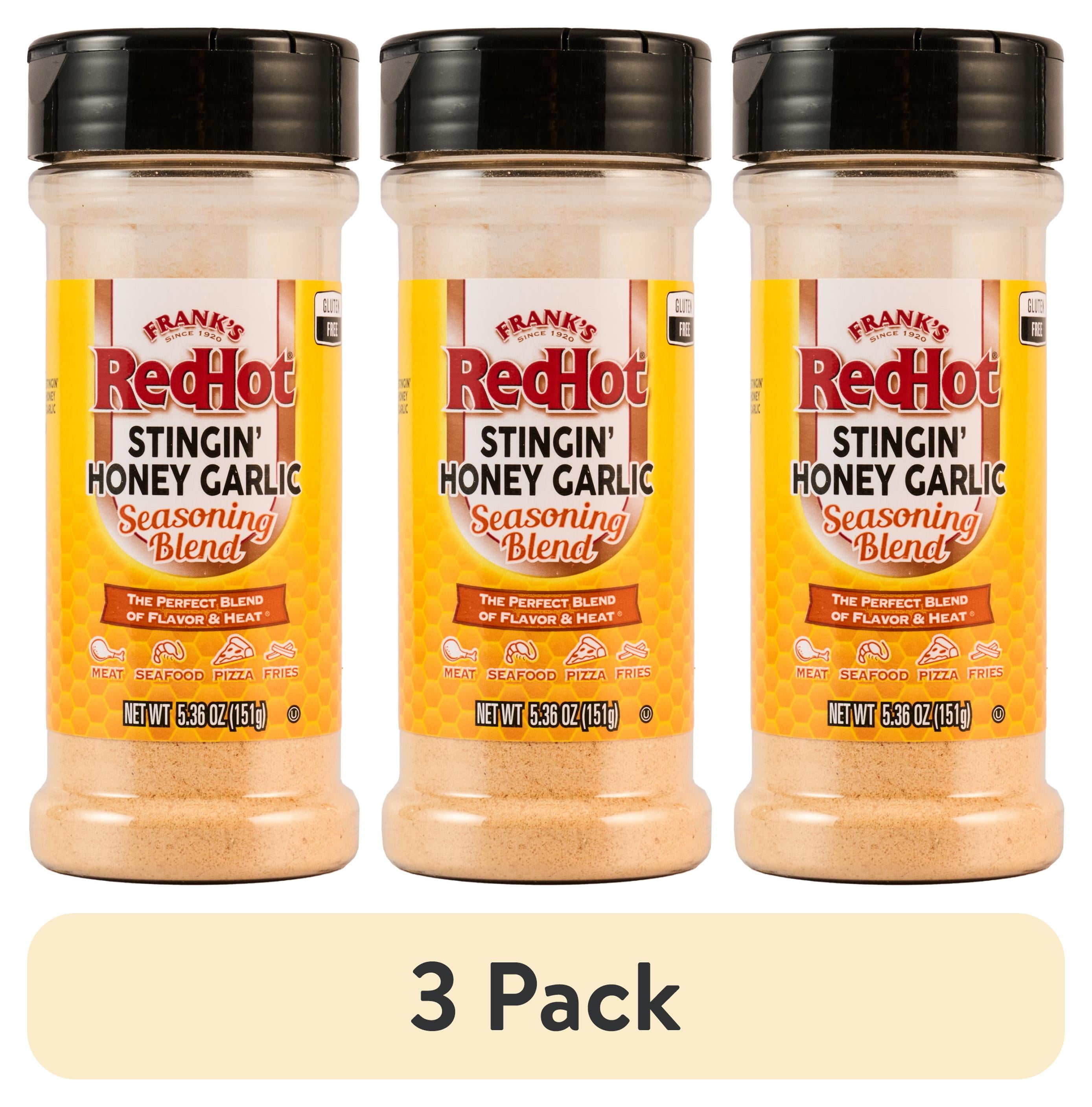 Frank's RedHot Stingin' Honey Garlic Seasoning - Gluten Free, 5.36 Oz, Sweet & Spicy Blend For Chicken, Burgers, Fries 6 thumbnail image
