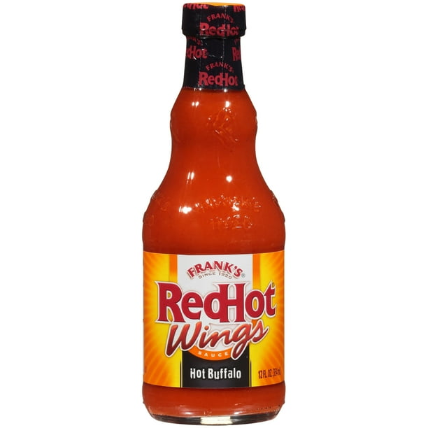 Frank's RedHot Hot Buffalo Wings Hot Sauce, 12 fl oz Hot Sauces