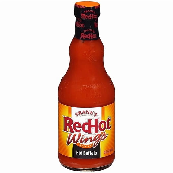 Frank's RedHot Hot Buffalo Wings Hot Sauce, 12 fl oz