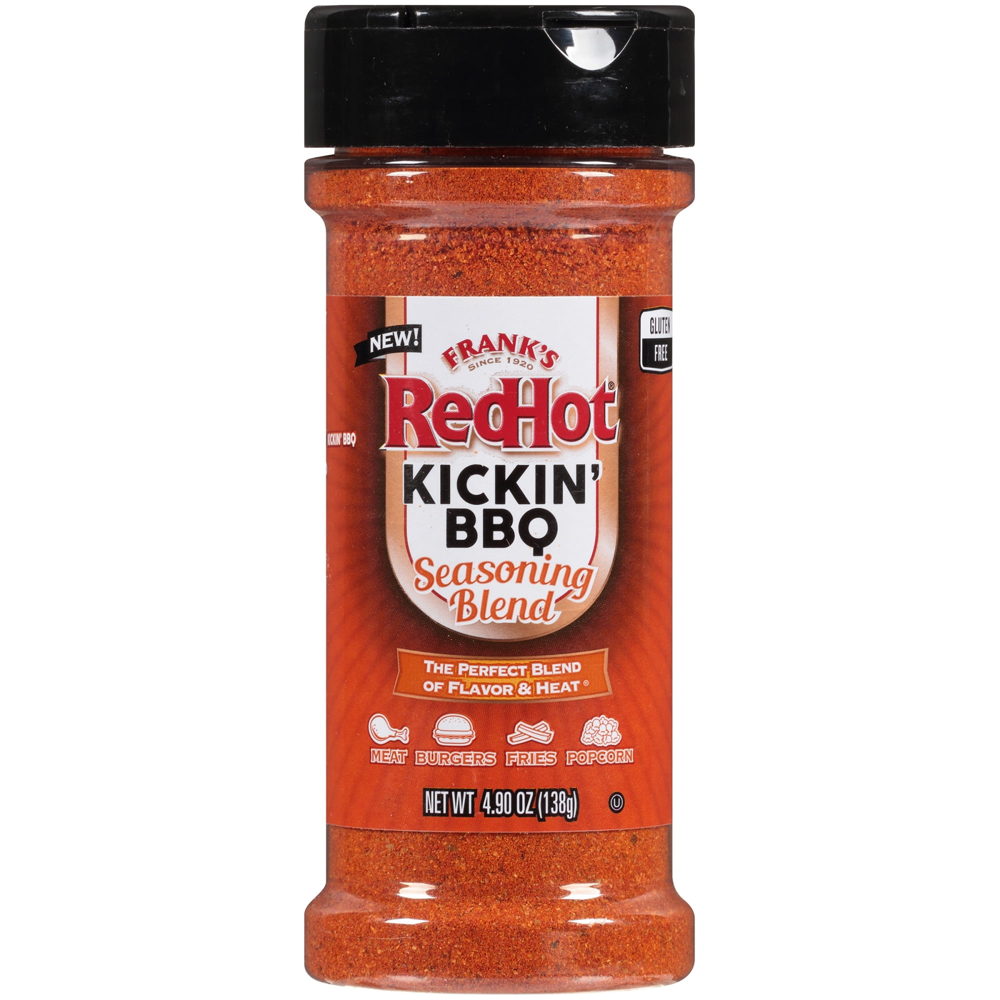 Frank's RedHot Kickin BBQ Seasoning Blend, 4.9 oz Mixed Spices & Seasonings