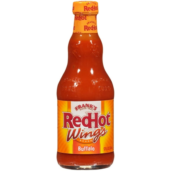 Frank's RedHot Kosher Buffalo Wings Hot Sauce, 12.0 fl oz Bottle