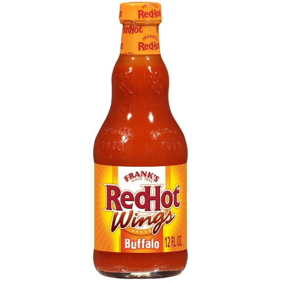 Frank's RedHot Kosher Buffalo Wings Hot Sauce, 12.0 fl oz Bottle