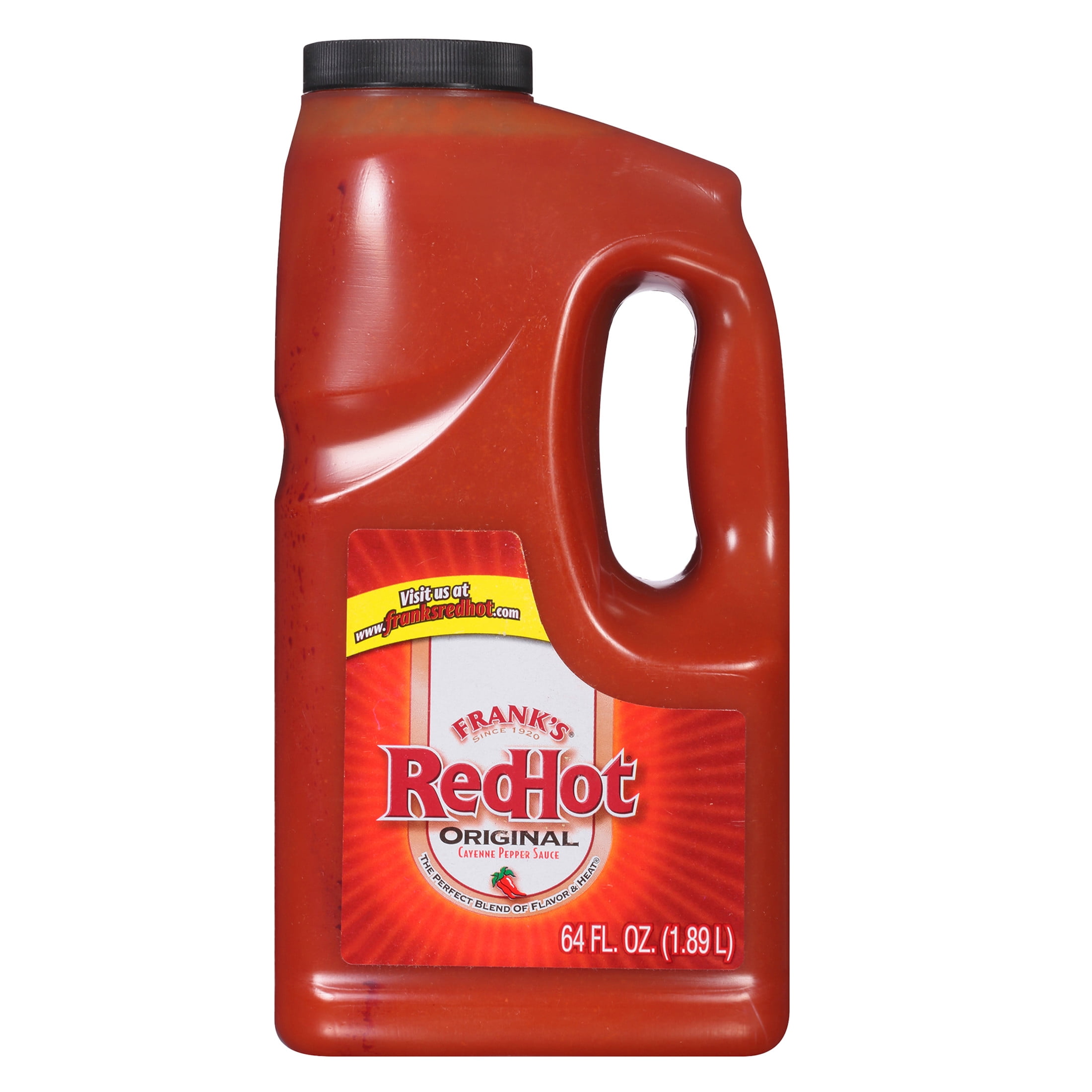 Frank's RedHot Kosher Original Cayenne Pepper Hot Wing Sauce, 64 fl oz Jug