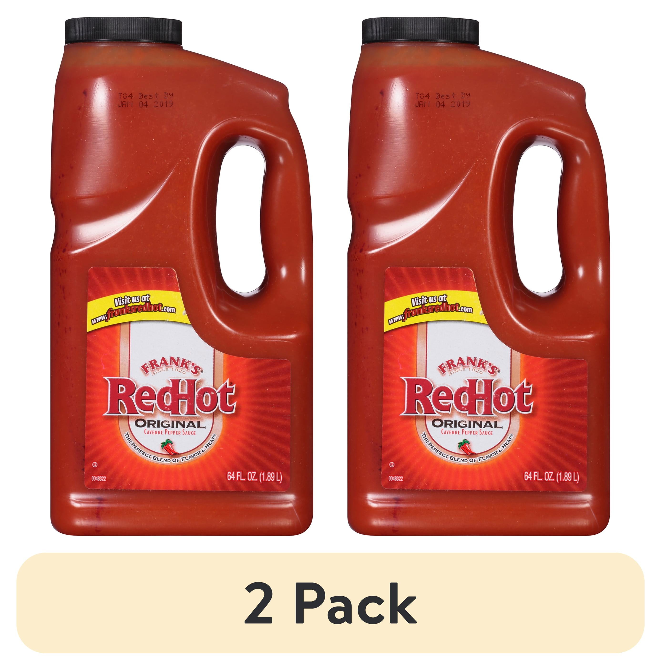 (2 pack) Frank's RedHot Kosher Original Cayenne Pepper Hot Wing Sauce