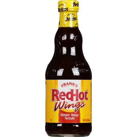Frank's RedHot Kosher Stingin' Honey Teriyaki Wing Sauce, 12.0 fl oz Bottle