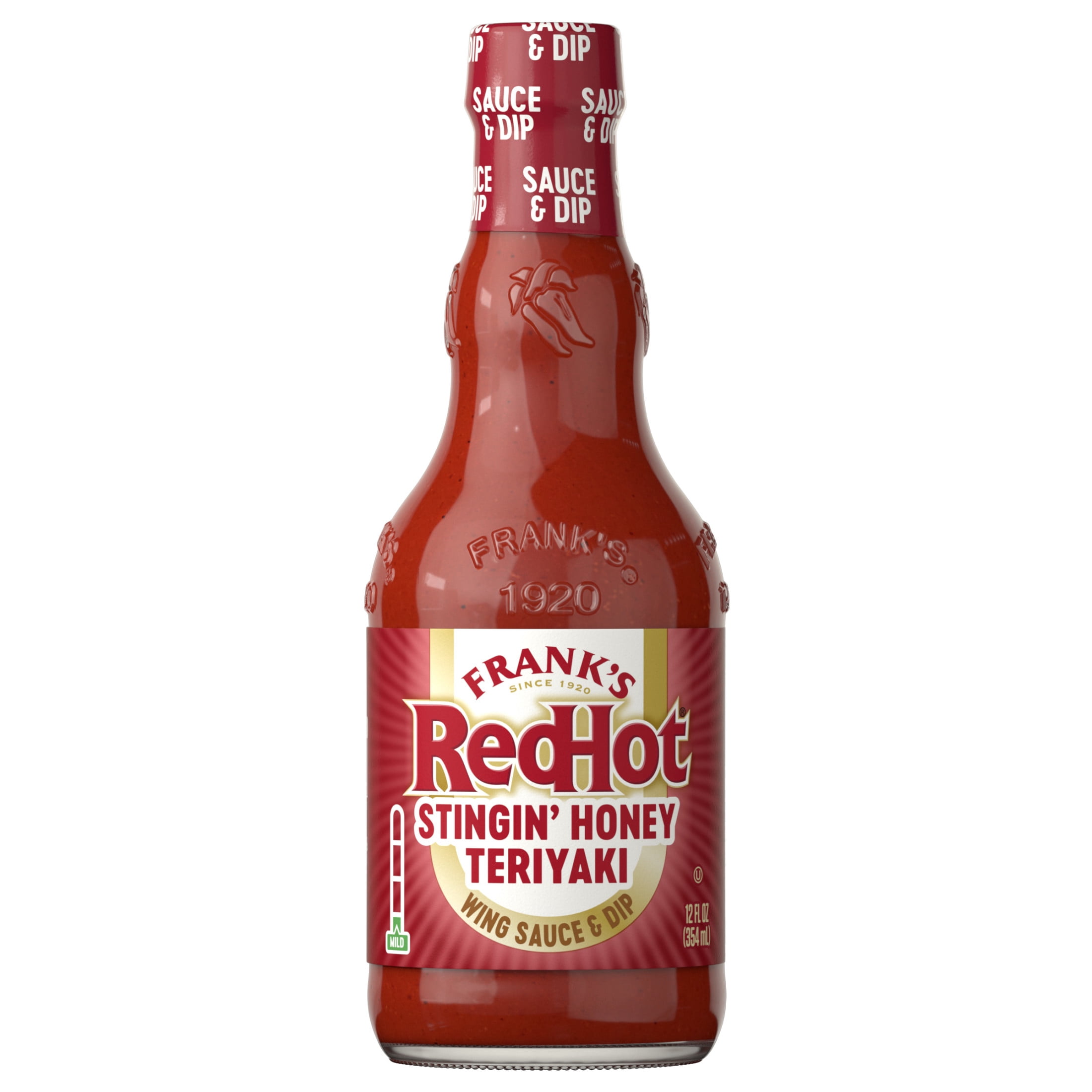 Frank's RedHot Kosher Stingin' Honey Teriyaki Wing Sauce, 12.0 fl oz Bottle