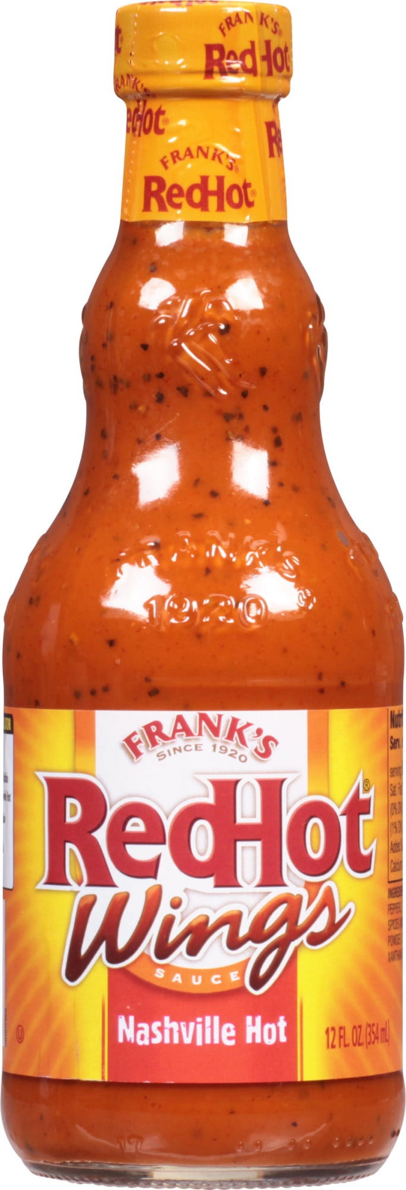 Frank's RedHot Nashville Hot Wings Sauce , 12 fl oz Hot Sauces