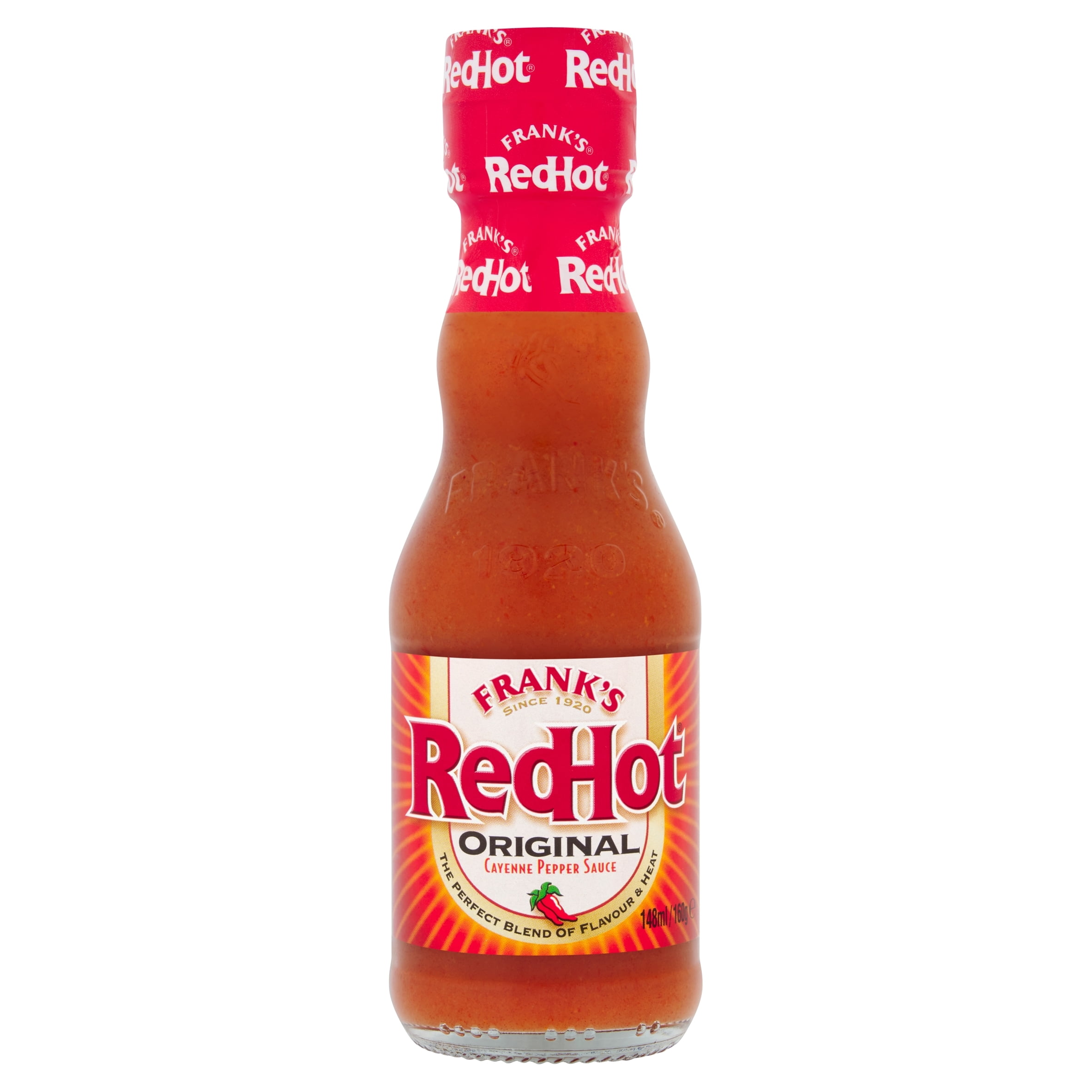 Frank's RedHot Original Cayenne Pepper Hot Sauce 148ml, Imported from Britain