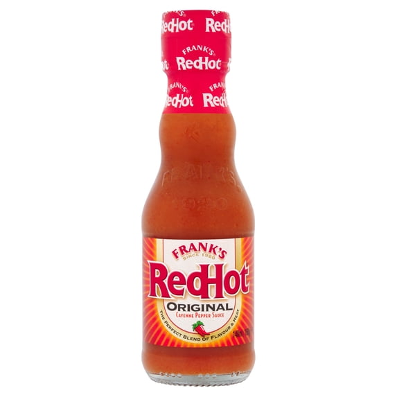 Frank's RedHot Original Cayenne Pepper Hot Sauce 148ml, Imported from Britain