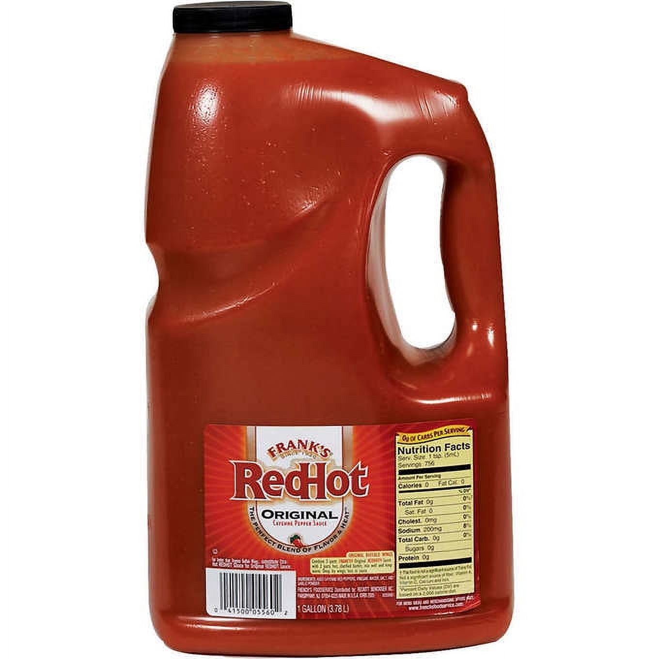 Frank's RedHot Original Cayenne Pepper Sauce, 1 Gallon