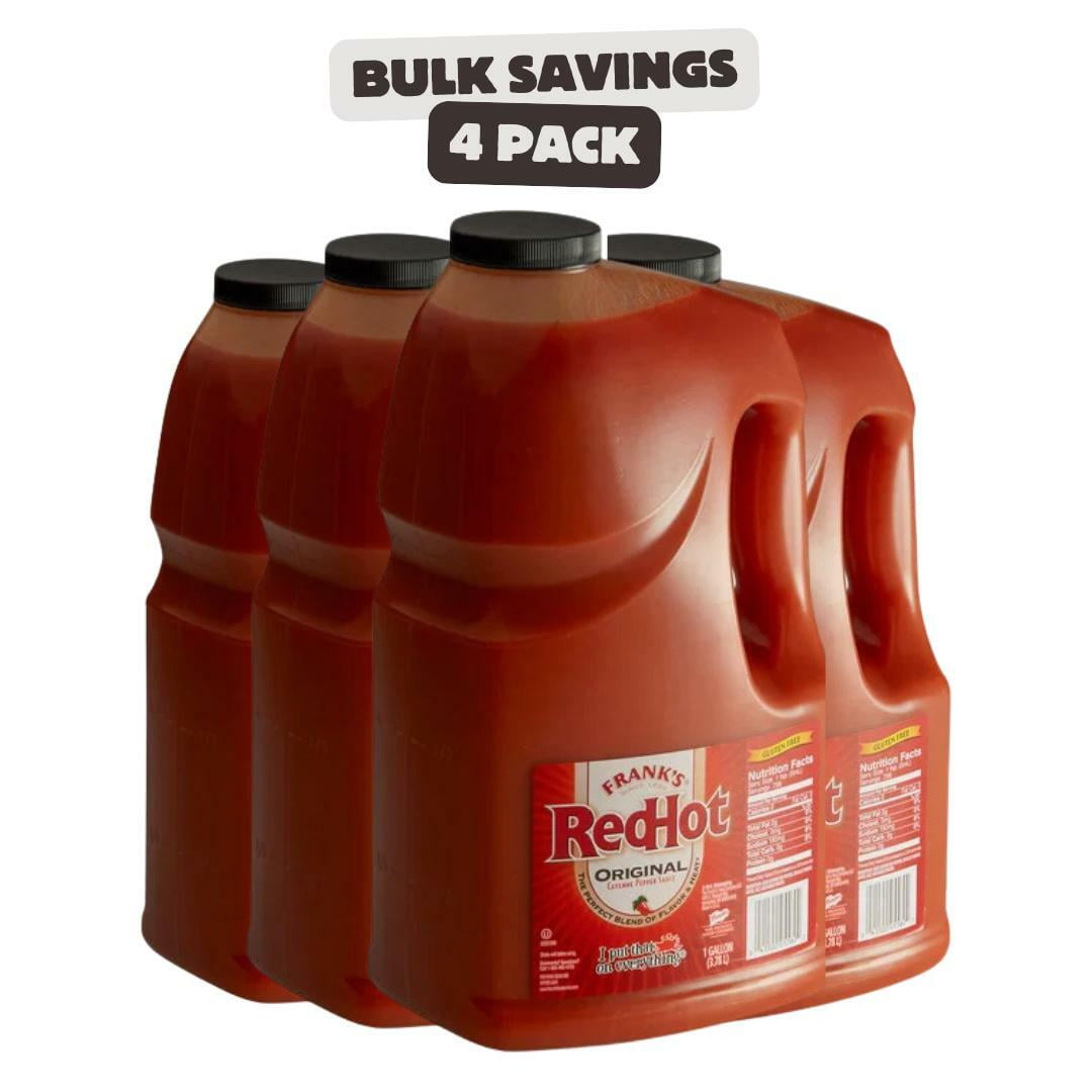 Frank's RedHot Original Hot Sauce 1 Gallon - 4/Case