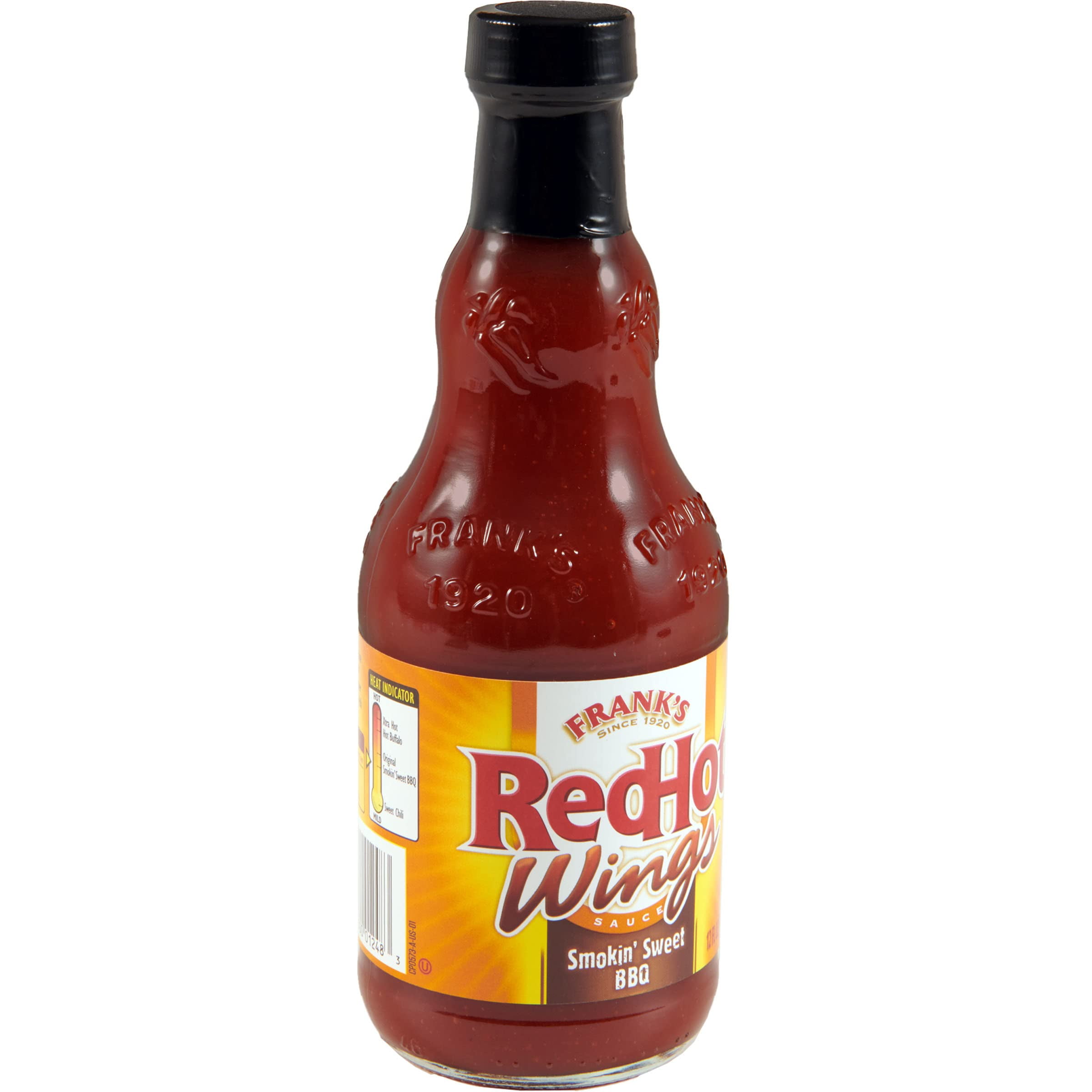 Frank's RedHot Smokin' Sweet BBQ Wings Sauce, 12 fl oz